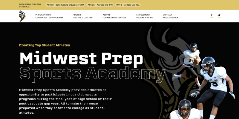 Webfoot Designs - Midwest Prep Sports Academy