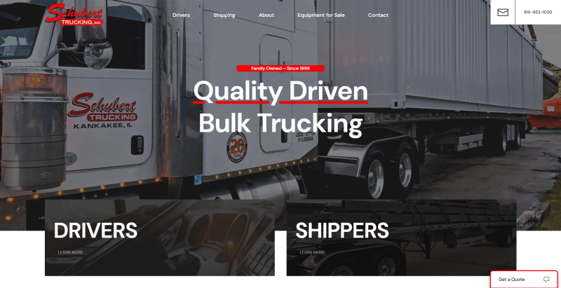 Webfoot Designs - Schubert Trucking